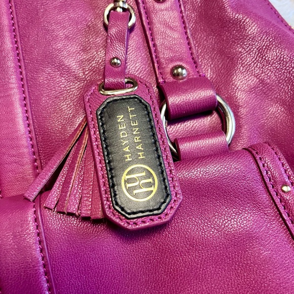 Hayden Harnett Raspberry Dome Satchel - Picture 7 of 9